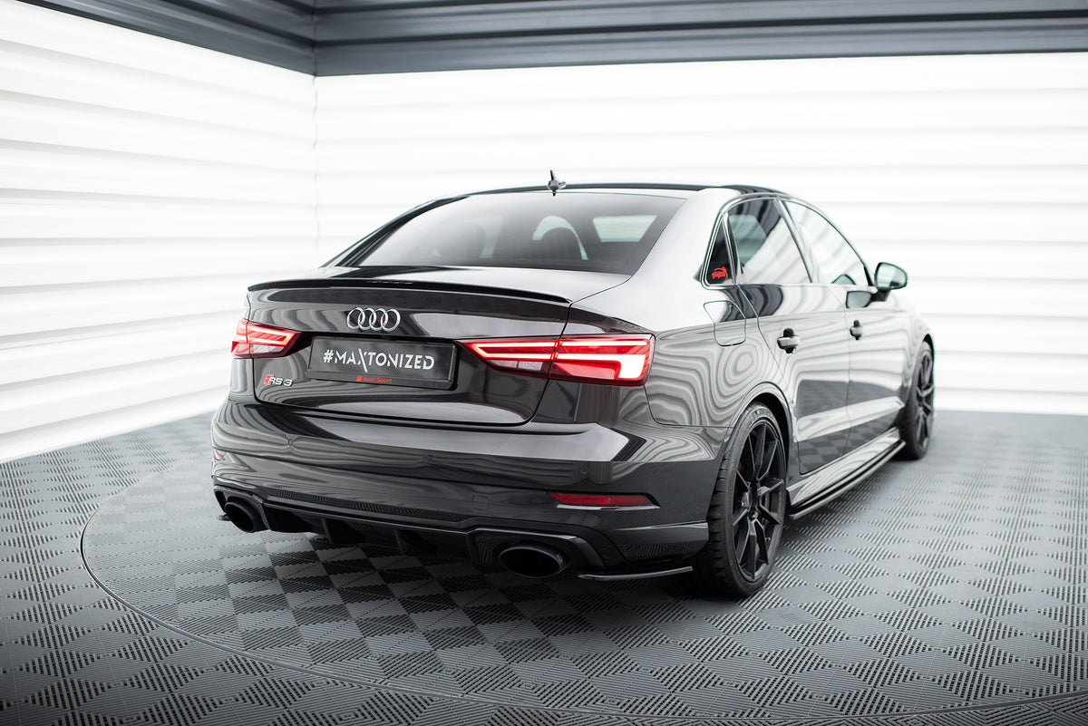 Rear Side Splitters suitable for Audi RS3 Sedan 8V Facelift