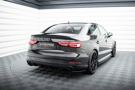 Rear Side Splitters suitable for Audi RS3 Sedan 8V Facelift