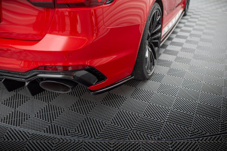 Rear Side Splitters suitable for Audi RS4 B9 / B9 Facelift