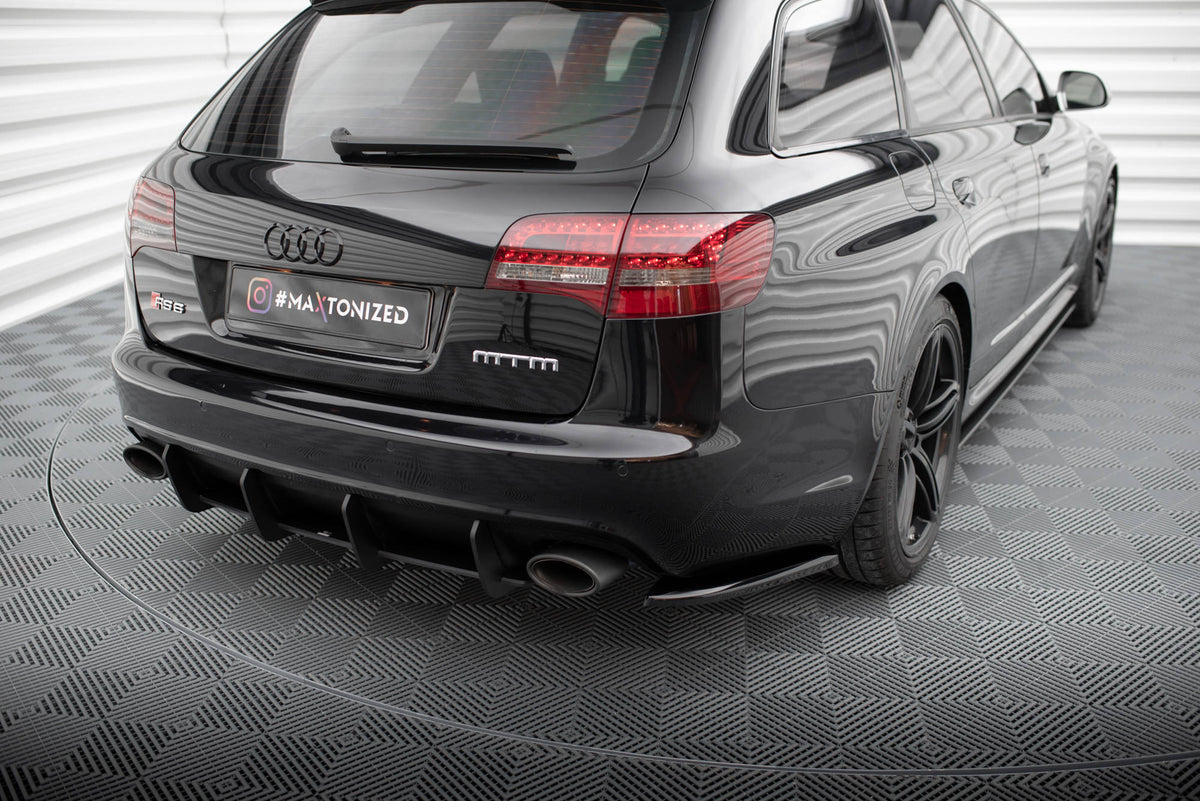 Rear Side Splitters suitable for Audi RS6 Avant C6