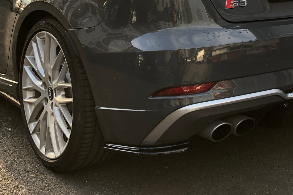 Rear Side Splitters suitable for Audi S3 8v Facelift