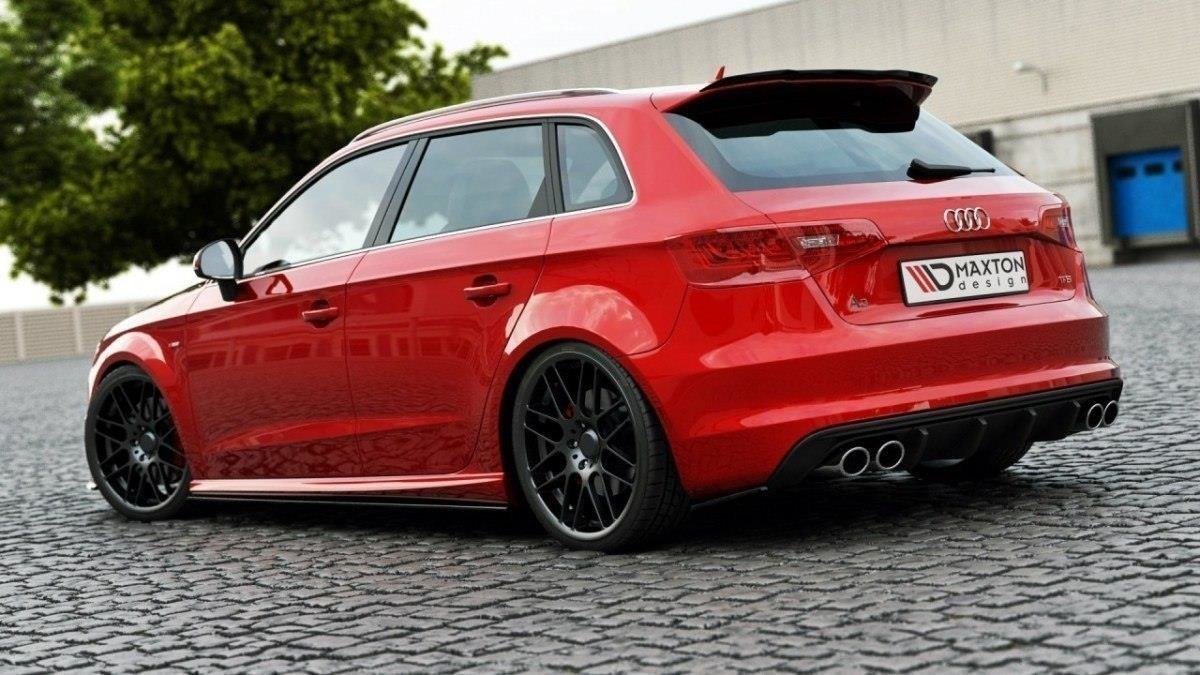 Rear Side Splitters suitable for Audi S3 / A3 S-Line 8V Hatchback / Sportback