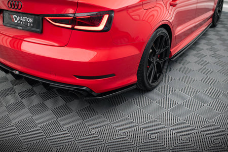 Rear Side Splitters suitable for Audi S3 Sedan 8V