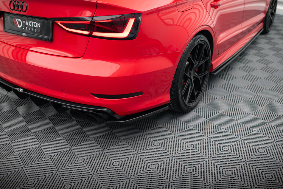 Rear Side Splitters suitable for Audi S3 Sedan 8V