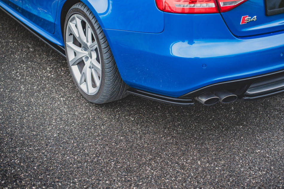 Rear Side Splitters suitable for Audi S4 / A4 S-Line B8 Sedan