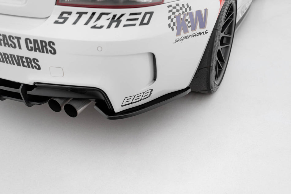 Rear Side Splitters suitable for BMW 1 M Coupe E82