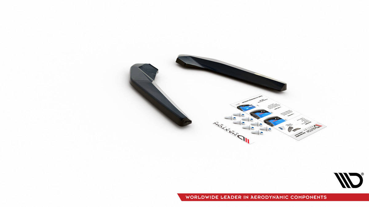 Rear Side Splitters suitable for BMW X1 M-Pack F48 / F48 Facelift