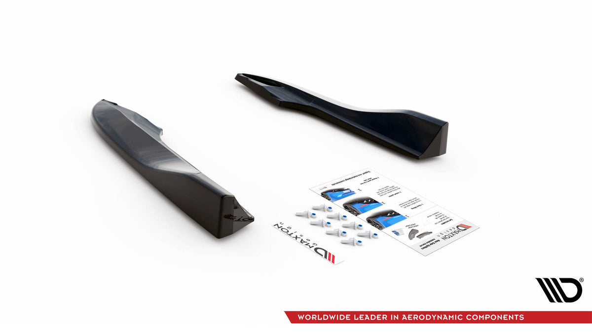 Rear Side Splitters suitable for Dodge Challenger RT Mk3 Facelift