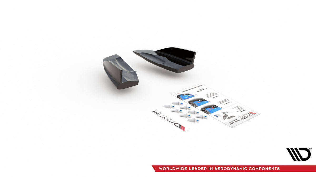 Rear Side Splitters suitable for Ford Fiesta 7 ST Facelift