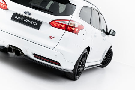 Rear Side Splitters suitable for Ford Focus ST Estate Mk3 / Mk3 Facelift