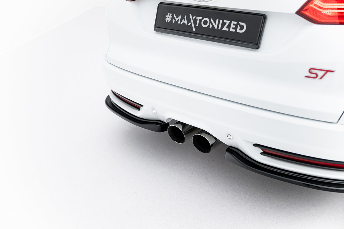 Rear Side Splitters suitable for Ford Focus ST Estate Mk3 / Mk3 Facelift