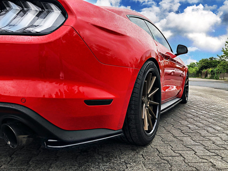 Rear Side Splitters suitable for Ford Mustang Mk. 6 Facelift
