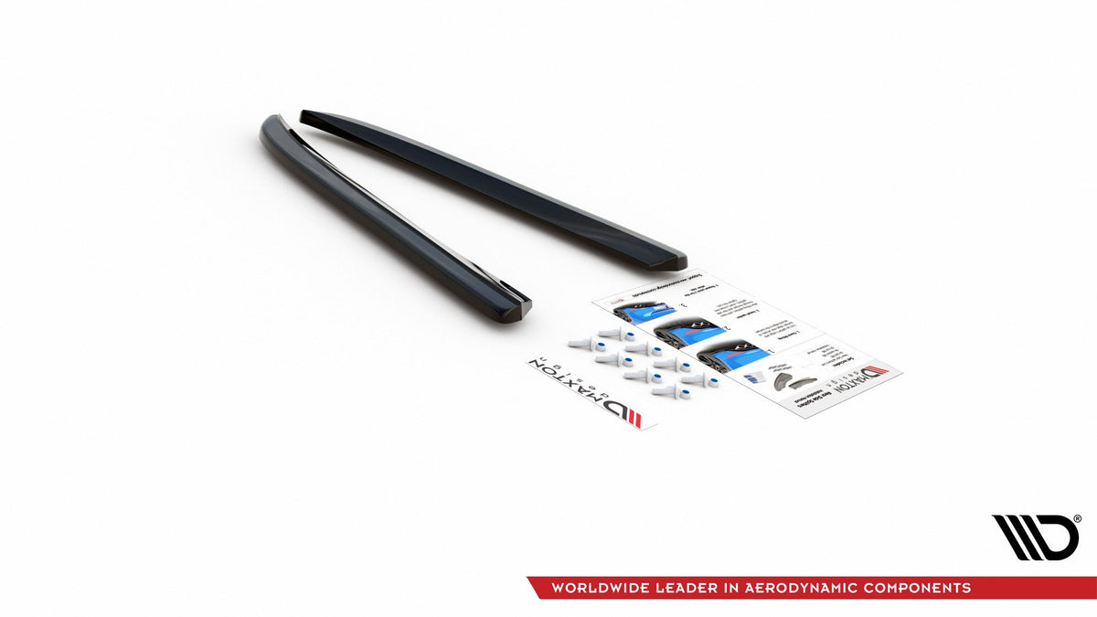 Rear Side Splitters suitable for Jaguar XJ R-Sport X351 Facelift
