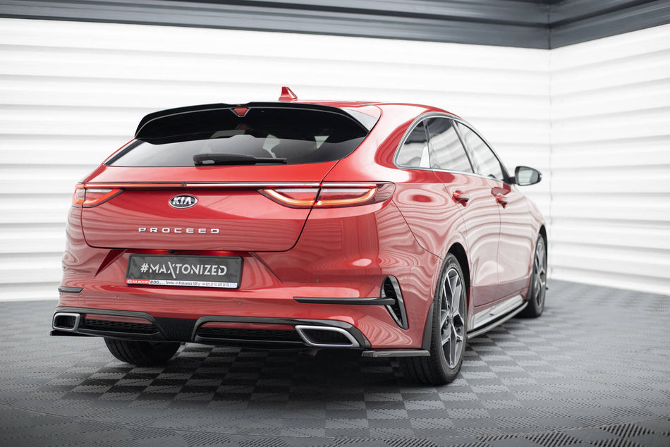 Rear Side Splitters suitable for Kia ProCeed GT / GT-Line Mk1