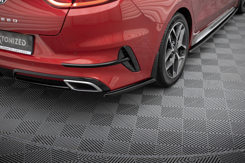 Rear Side Splitters suitable for Kia ProCeed GT / GT-Line Mk1