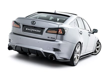 Rear Side Splitters suitable for Lexus IS F-Sport Mk2 (XE20) Facelift