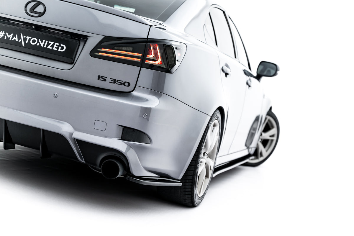 Rear Side Splitters suitable for Lexus IS F-Sport Mk2 (XE20) Facelift