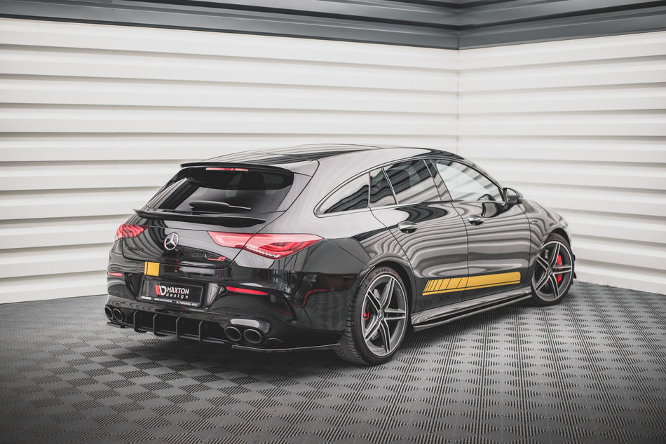 Rear Side Splitters suitable for Mercedes-AMG CLA 35 Aero / 45 Aero C118
