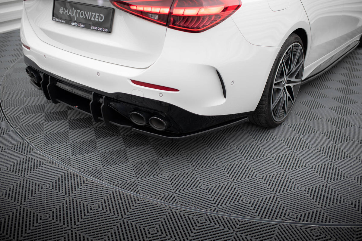 Rear Side Splitters suitable for Mercedes-Benz C AMG-Line / 43 AMG W206