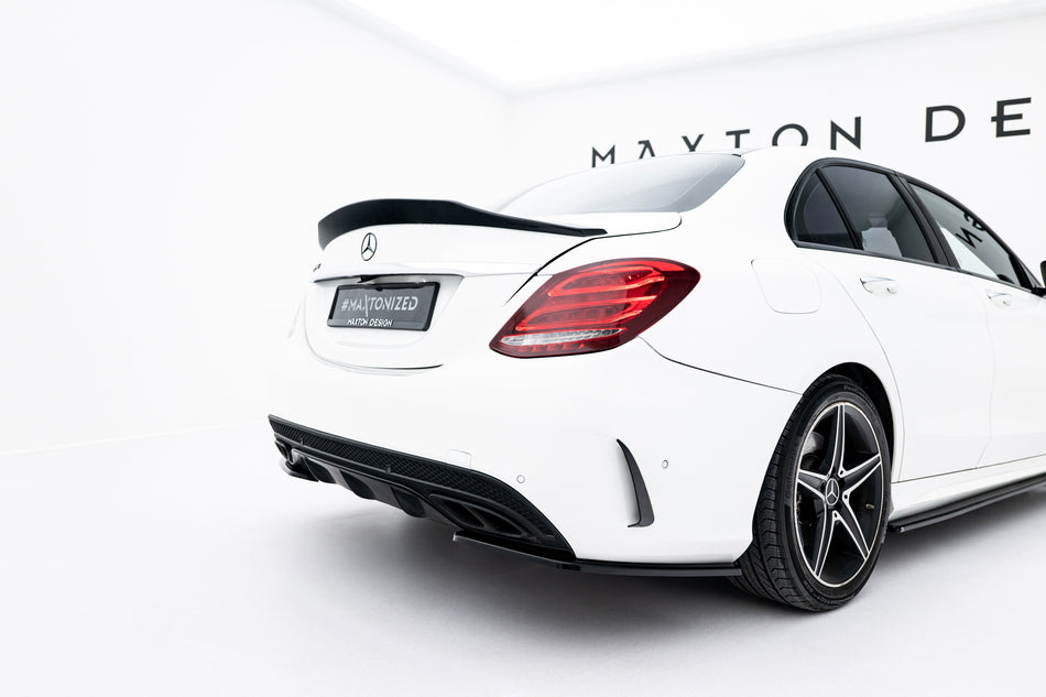 Rear Side Splitters suitable for Mercedes-Benz C AMG-Line / C43 AMG Sedan W205