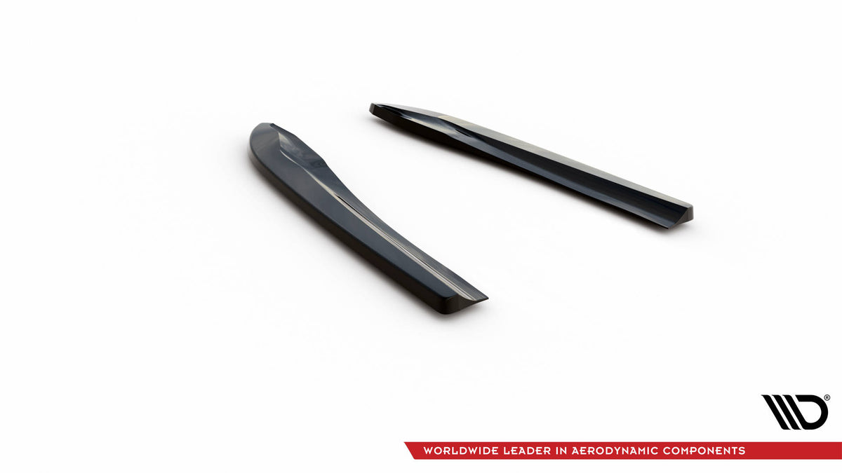 Rear Side Splitters suitable for Mercedes-Benz C Coupe / Sedan / Estate  AMG-Line C204 / W204 Facelift / S204 Facelift