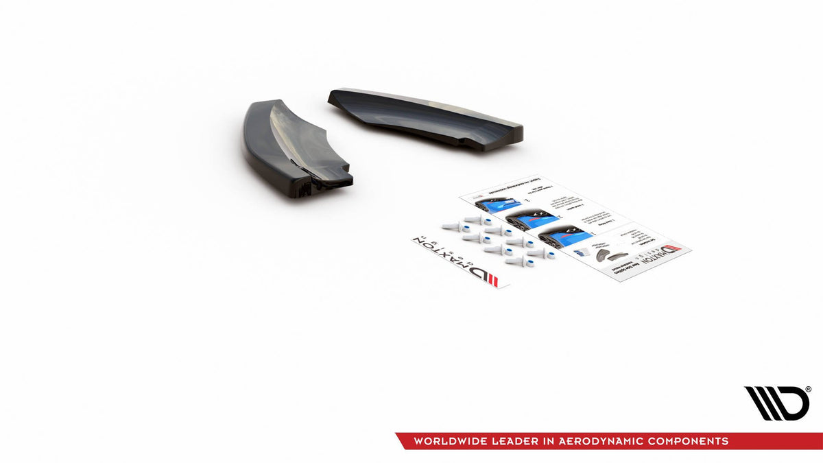 Rear Side Splitters suitable for Mini Countryman Mk2 F60 JCW