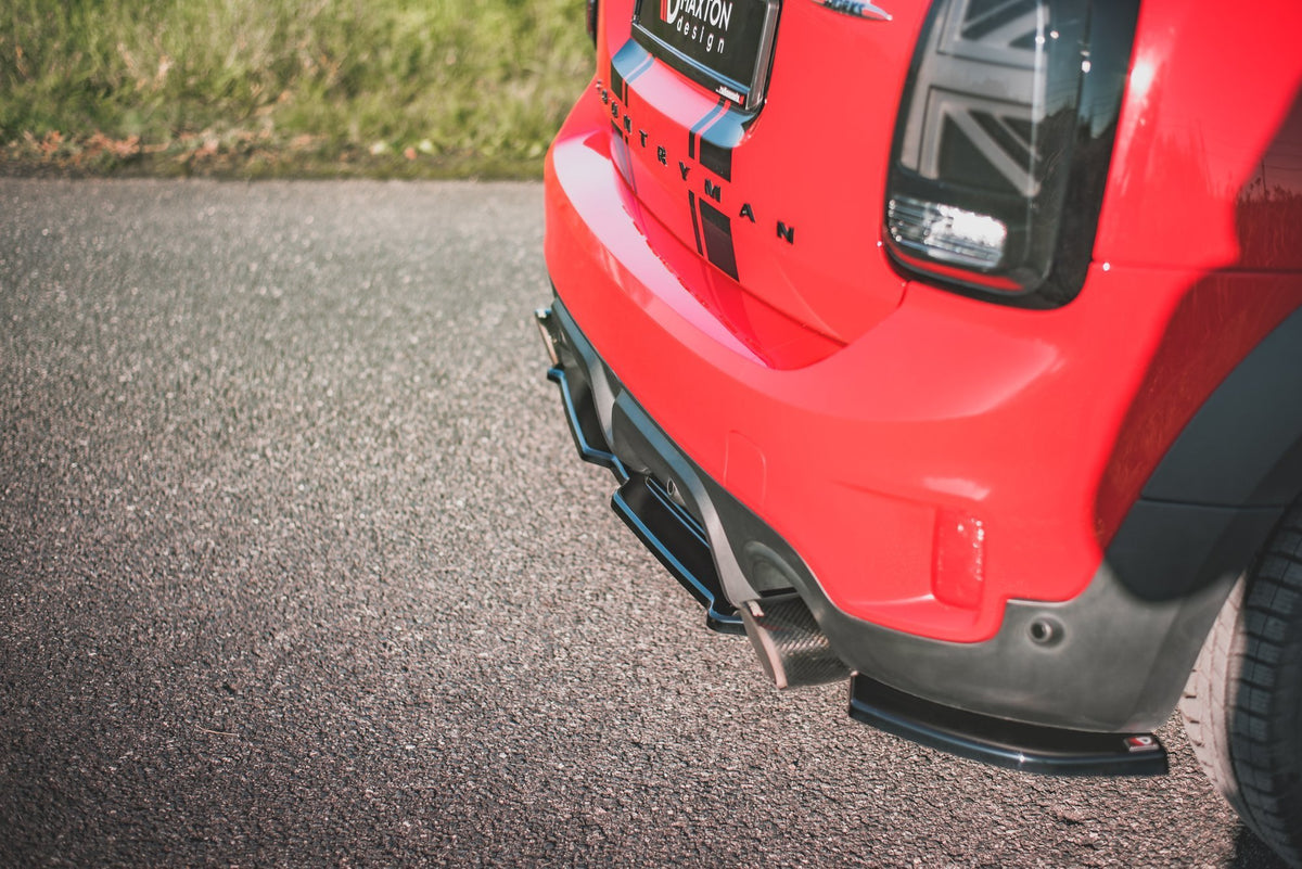 Rear Side Splitters suitable for Mini Countryman Mk2 F60 JCW