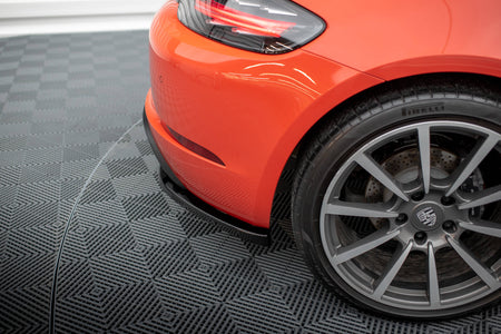 Rear Side Splitters suitable for Porsche 718 Cayman 982c