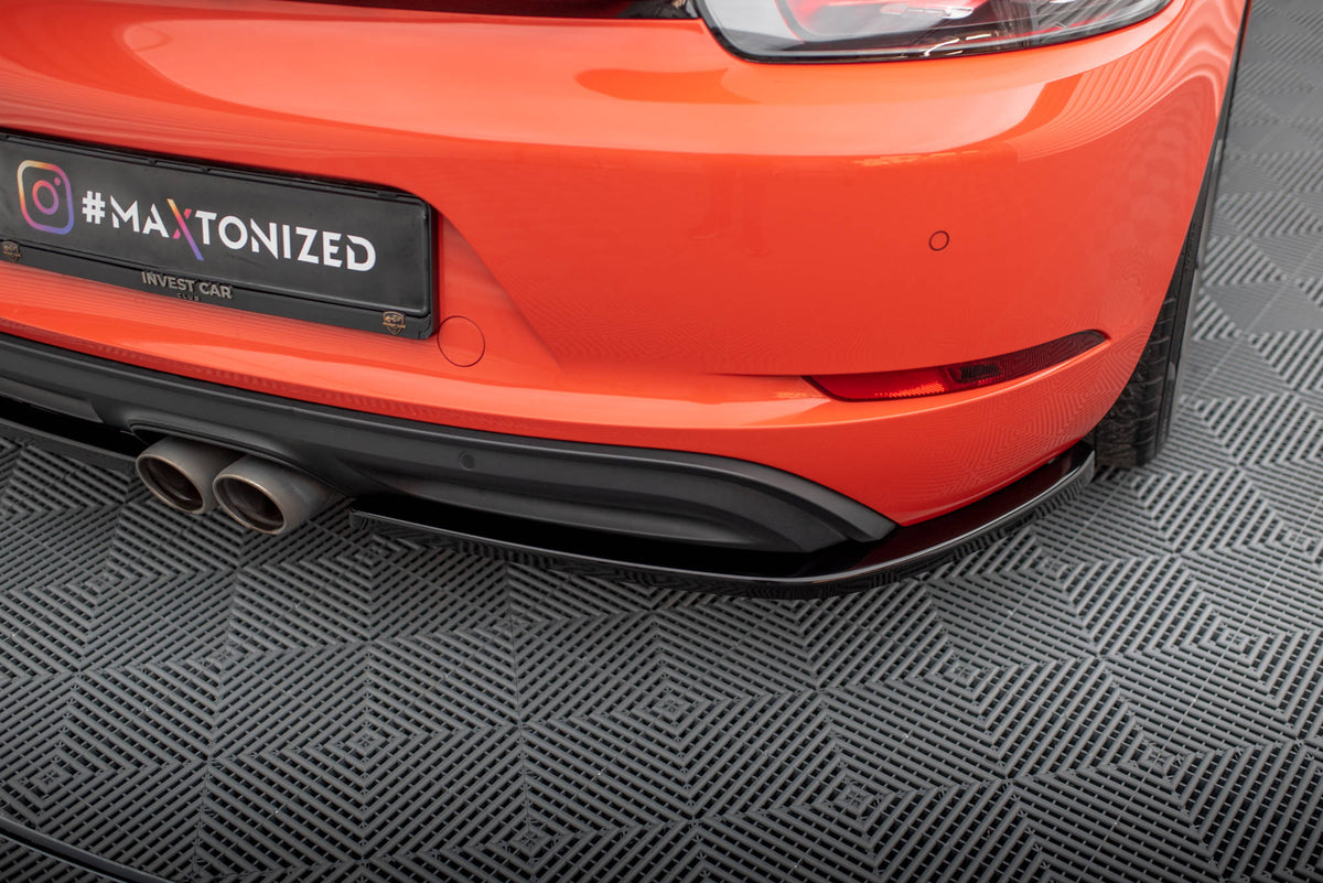 Rear Side Splitters suitable for Porsche 718 Cayman 982c