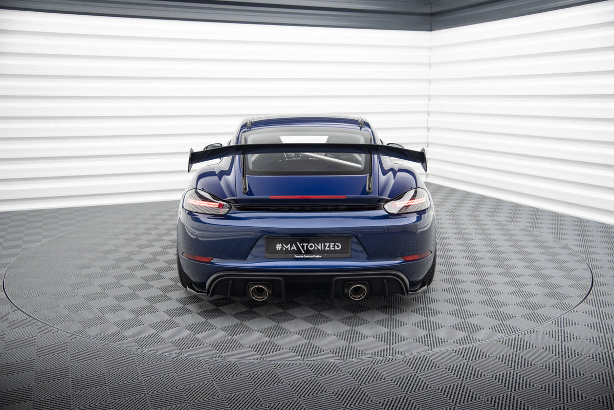 Rear Side Splitters suitable for Porsche 718 Cayman GT4 RS 982c