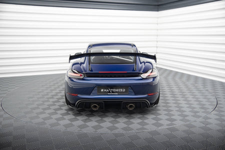 Rear Side Splitters suitable for Porsche 718 Cayman GT4 RS 982c