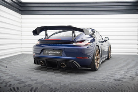 Rear Side Splitters suitable for Porsche 718 Cayman GT4 RS 982c