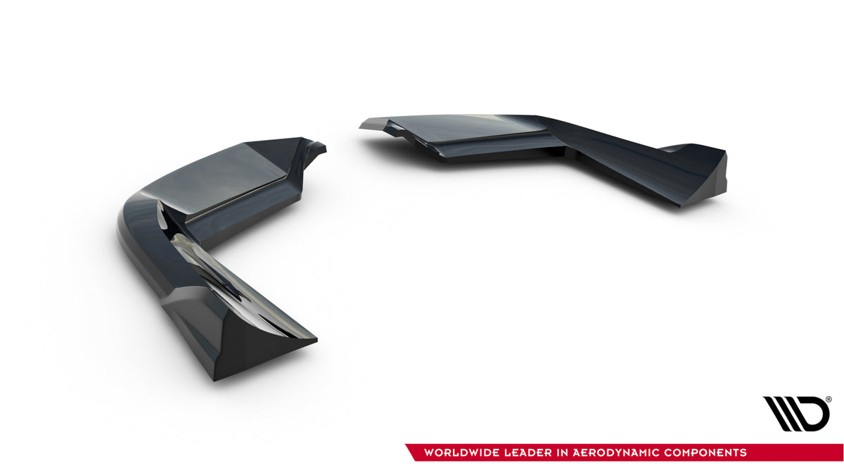 Rear Side Splitters suitable for Porsche Cayenne Sport Design SUV / Coupe Mk3