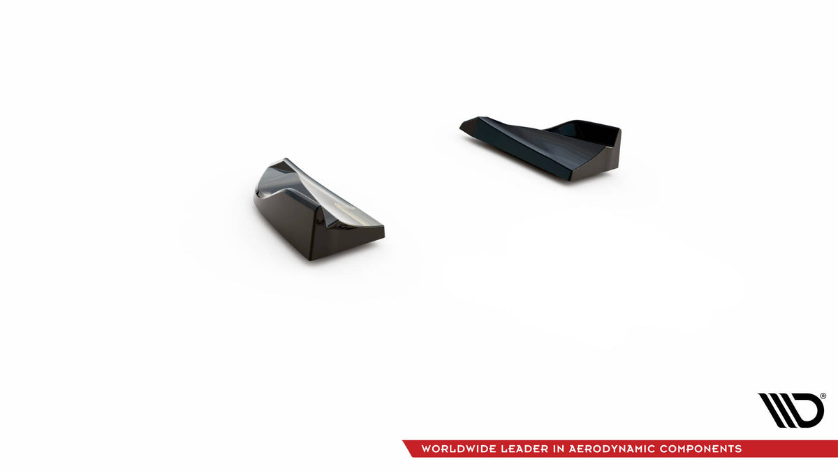 Rear Side Splitters suitable for Porsche Macan GTS / Sport Design Mk1 Facelift