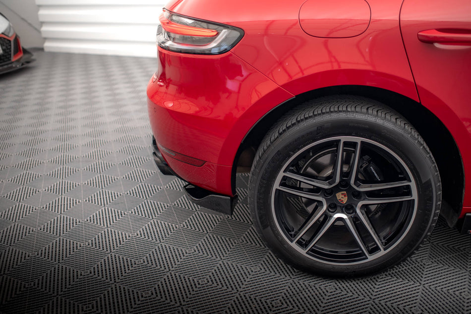 Rear Side Splitters suitable for Porsche Macan GTS / Sport Design Mk1 Facelift
