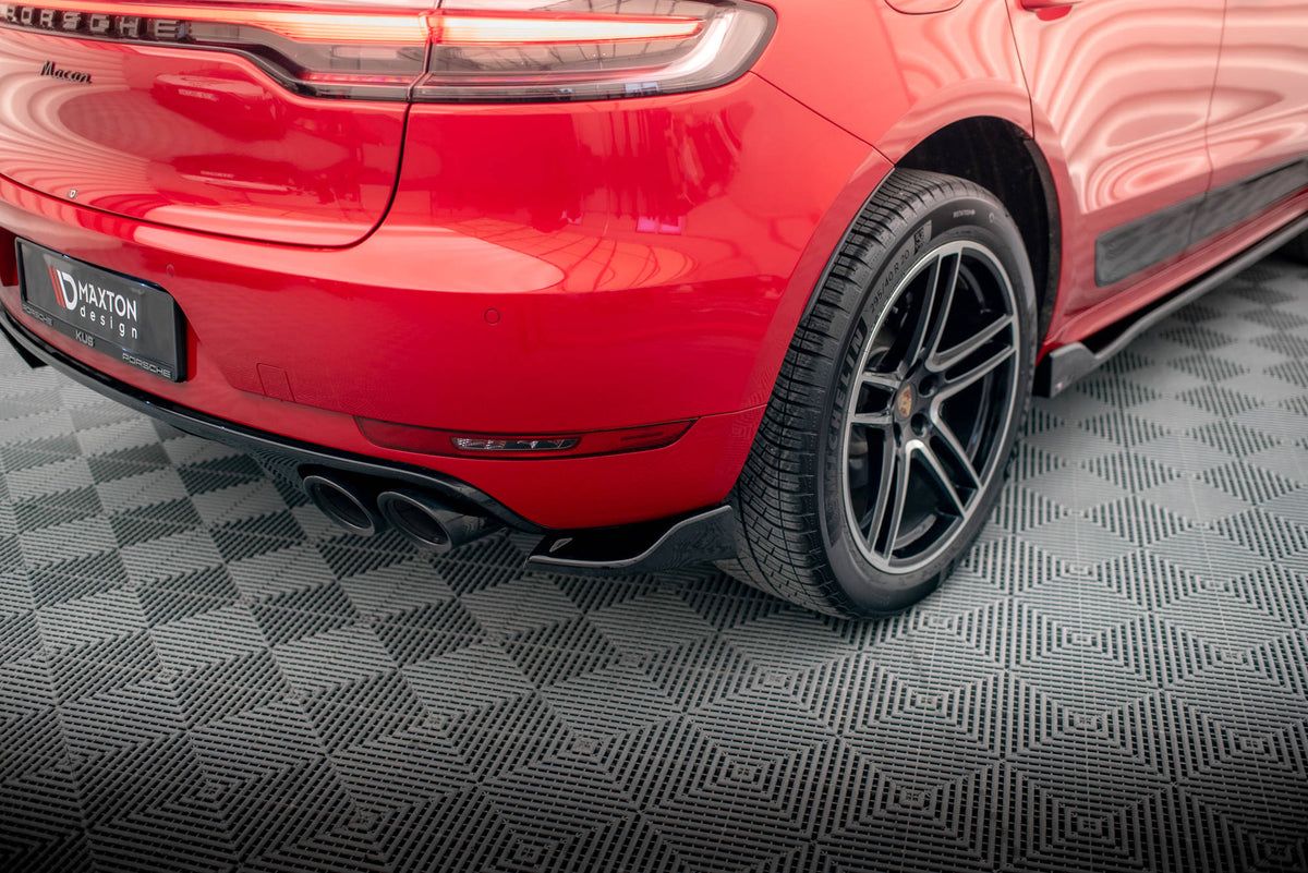Rear Side Splitters suitable for Porsche Macan GTS / Sport Design Mk1 Facelift