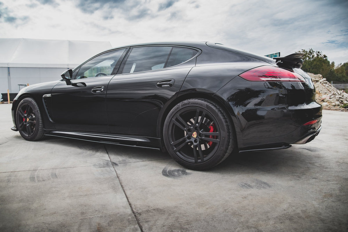 Rear Side Splitters suitable for Porsche Panamera Turbo 970 Facelift