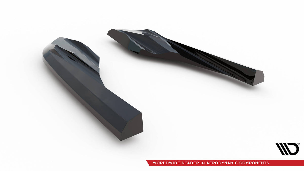 Rear Side Splitters suitable for Porsche Taycan Cross Turismo 4S