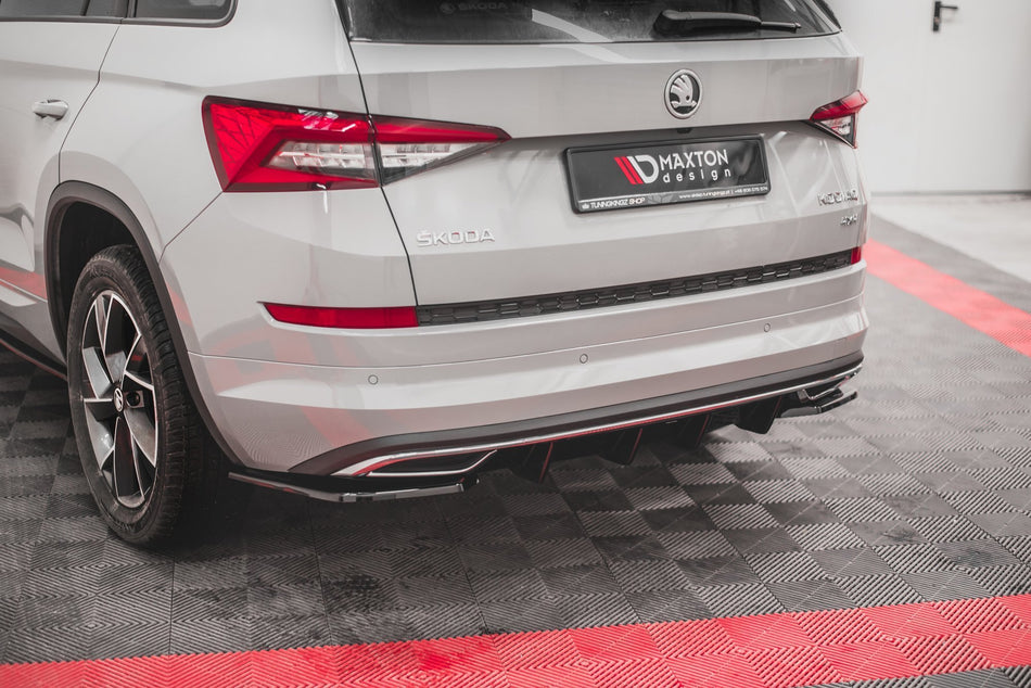 Rear Side Splitters suitable for Skoda Kodiaq Sportline Mk1 / Mk1 Facelift