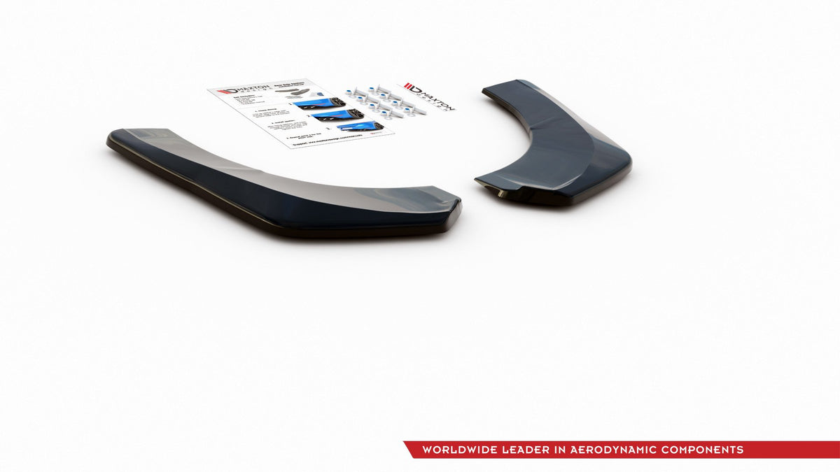 Rear Side Splitters suitable for Skoda Kodiaq Sportline Mk1 / Mk1 Facelift