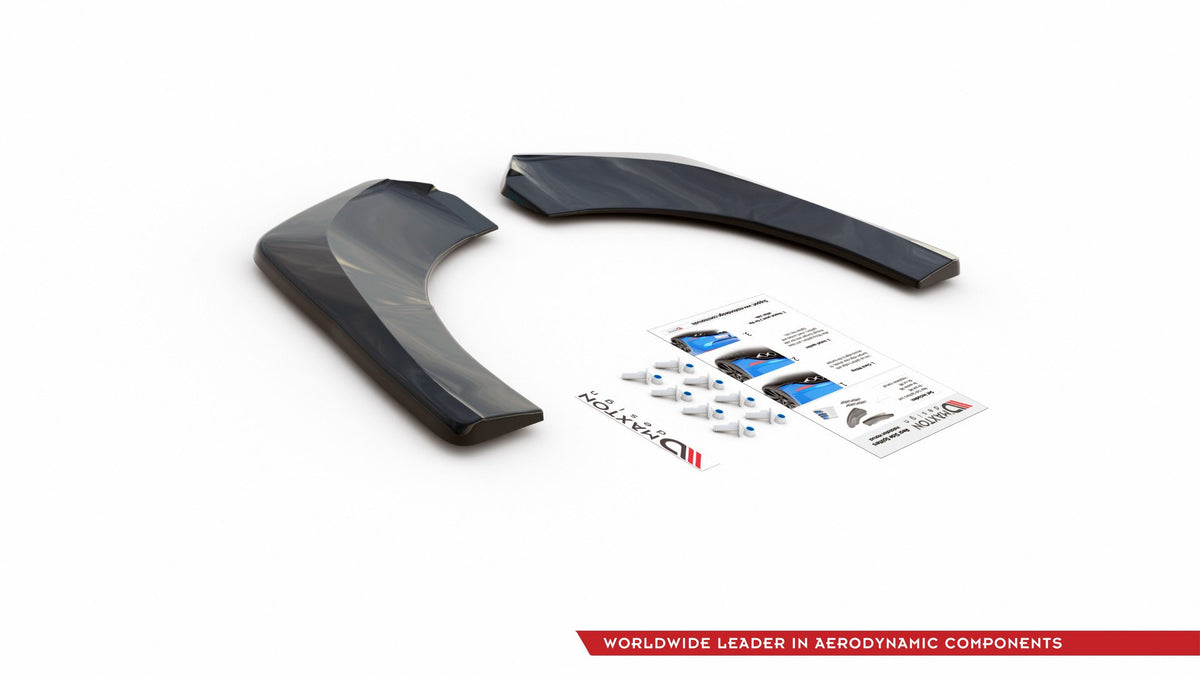 Rear Side Splitters suitable for Skoda Kodiaq Sportline Mk1 / Mk1 Facelift