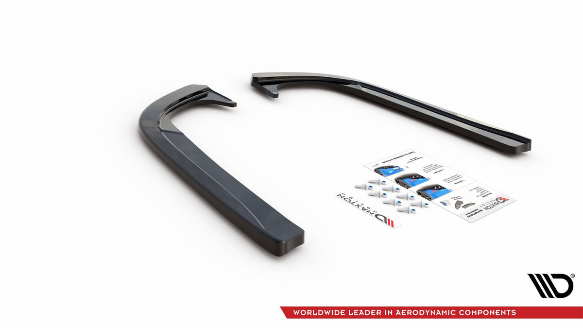 Rear Side Splitters suitable for Skoda Octavia Mk3 Facelift
