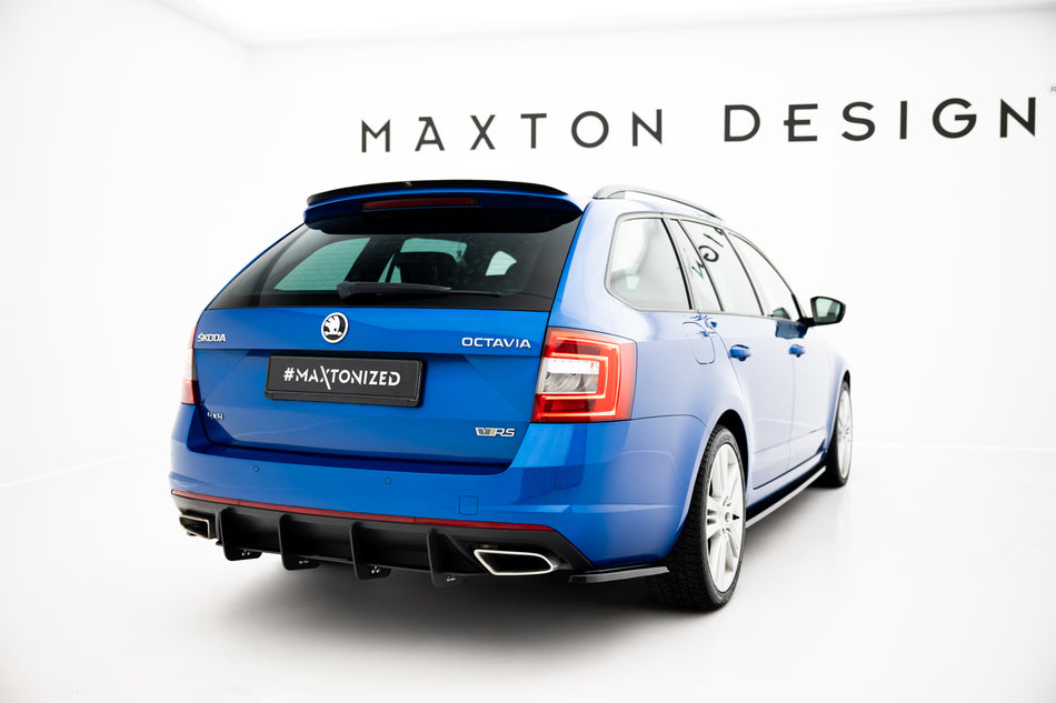 Rear Side Splitters suitable for Skoda Octavia RS Mk3 / Mk3 FL Hatchback / Estate