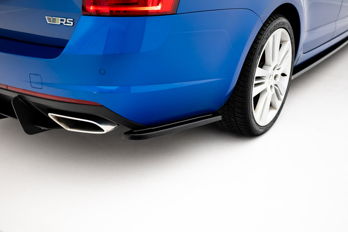 Rear Side Splitters suitable for Skoda Octavia RS Mk3 / Mk3 FL Hatchback / Estate