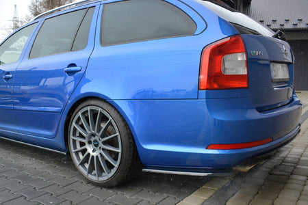 Rear Side Splitters suitable for Skoda Octavia RS Sedan / Combi Mk2 / Mk2 Facelift