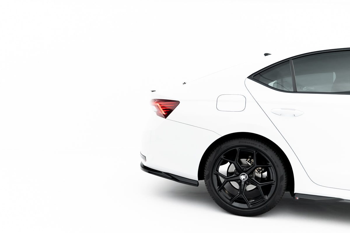Rear Side Splitters suitable for Skoda Octavia Sportline Liftback / Combi Mk4 Facelift