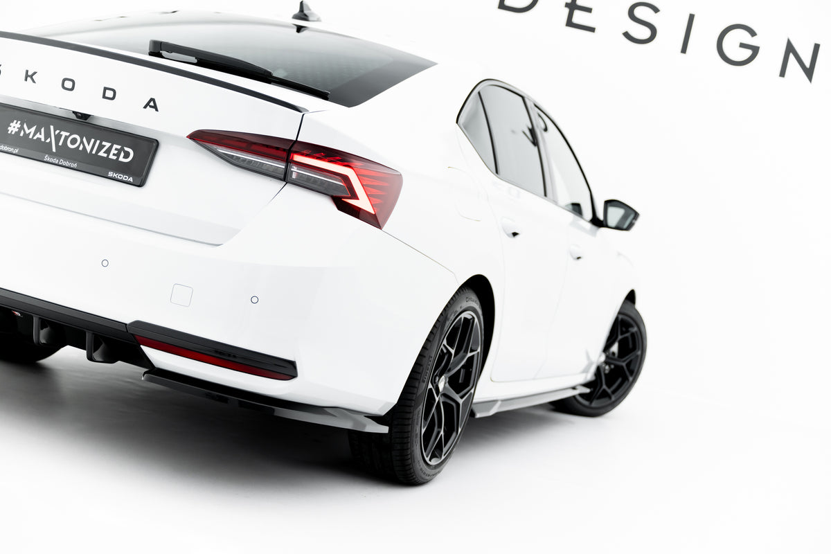 Rear Side Splitters suitable for Skoda Octavia Sportline Liftback / Combi Mk4 Facelift
