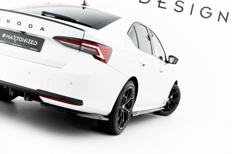 Rear Side Splitters suitable for Skoda Octavia Sportline Liftback / Combi Mk4 Facelift