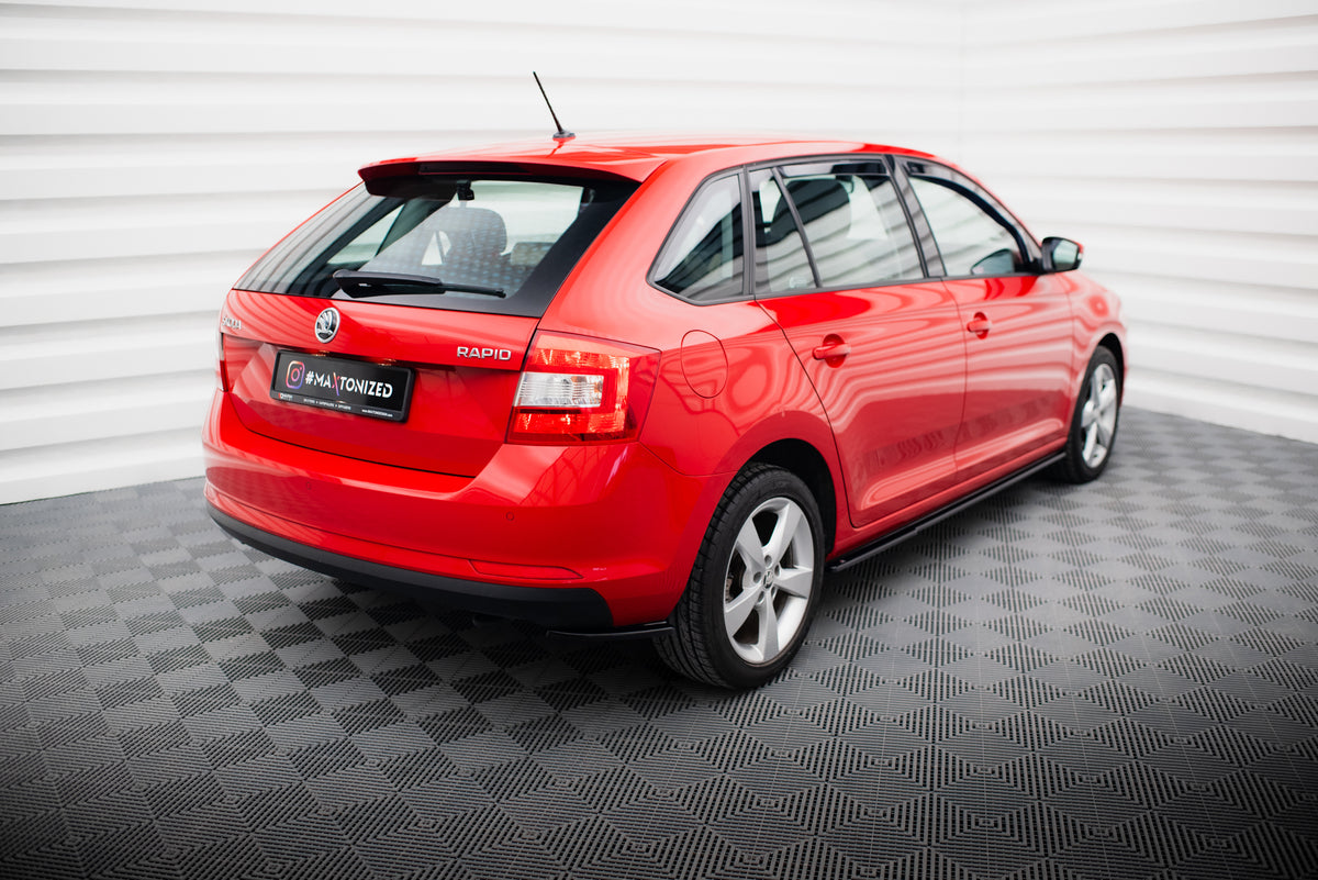 Rear Side Splitters suitable for Skoda Rapid Spaceback