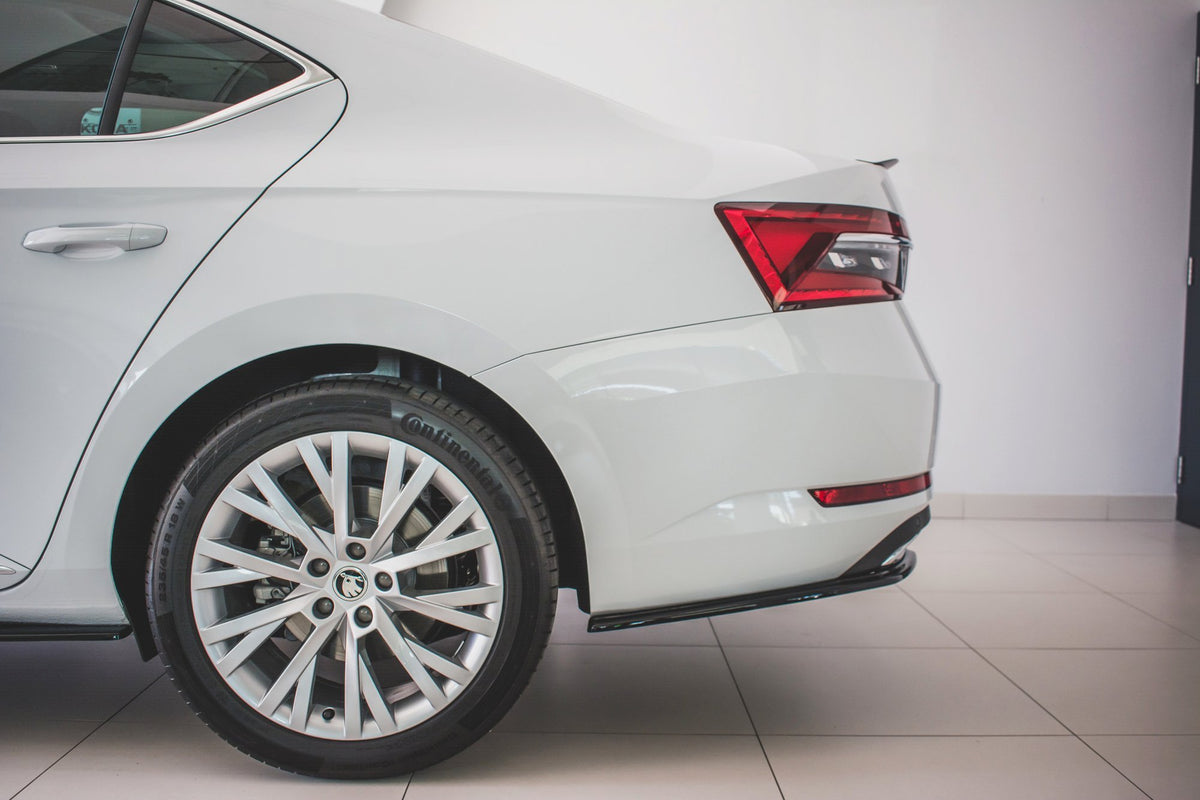 Rear Side Splitters suitable for Skoda Superb Liftback / Combi Mk3 Facelift